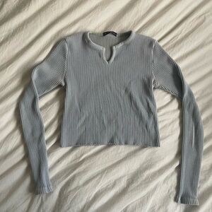 Light blue long sleeve top from Brandy Melville